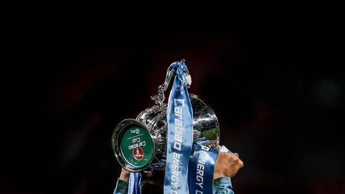 EFL Cup trophy at Wembley